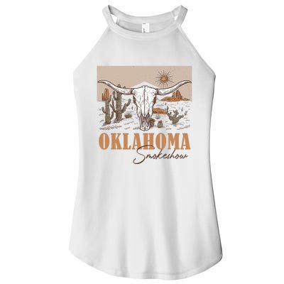 Oklahoma Smoke Show | Oklahoma Smokeshow Western Country Women's Perfect Tri Rocker Tank