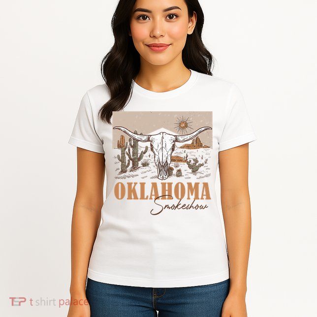 Oklahoma Smoke Show | Oklahoma Smokeshow Western Country Womens T-Shirt