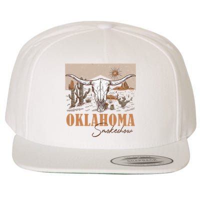 Oklahoma Smoke Show | Oklahoma Smokeshow Western Country Wool Snapback Cap