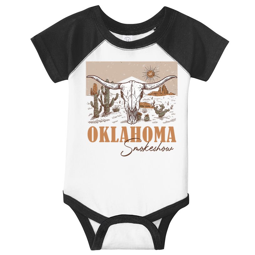 Oklahoma Smoke Show | Oklahoma Smokeshow Western Country Infant Baby Jersey Bodysuit