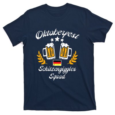 Oktoberfest Schitzengiggle Squad Bavarian Festival T-Shirt