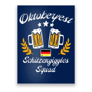 Oktoberfest Schitzengiggle Squad Bavarian Festival Poster