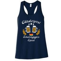 Oktoberfest Schitzengiggle Squad Bavarian Festival Women's Racerback Tank