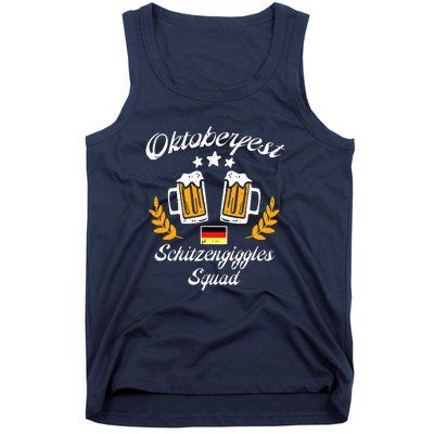 Oktoberfest Schitzengiggle Squad Bavarian Festival Tank Top