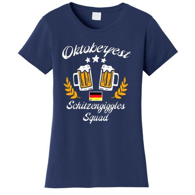 Oktoberfest Schitzengiggle Squad Bavarian Festival Women's T-Shirt