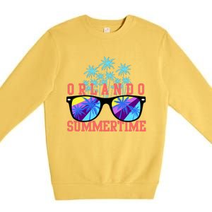 Orlando Summertime Shades Icon Premium Crewneck Sweatshirt