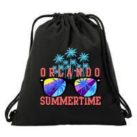 Orlando Summertime Shades Icon Drawstring Bag
