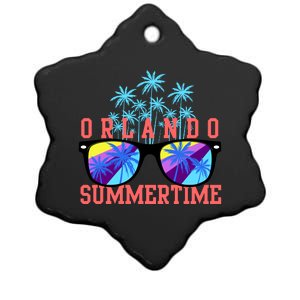 Orlando Summertime Shades Icon Ceramic Star Ornament