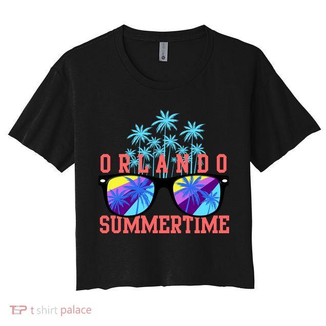 Orlando Summertime Shades Icon Crop Top