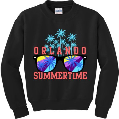 Orlando Summertime Shades Icon Kids Sweatshirt