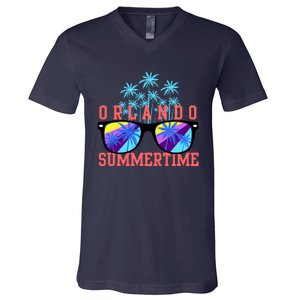 Orlando Summertime Shades Icon V-Neck T-Shirt