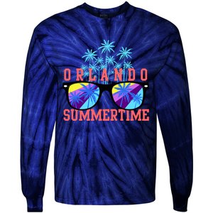 Orlando Summertime Shades Icon Tie-Dye Long Sleeve Shirt