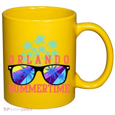 Orlando Summertime Shades Icon 11oz C Handle Ceramic Mug