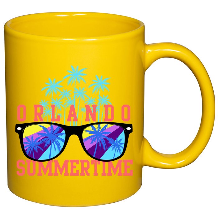 Orlando Summertime Shades Icon 11oz C Handle Ceramic Mug
