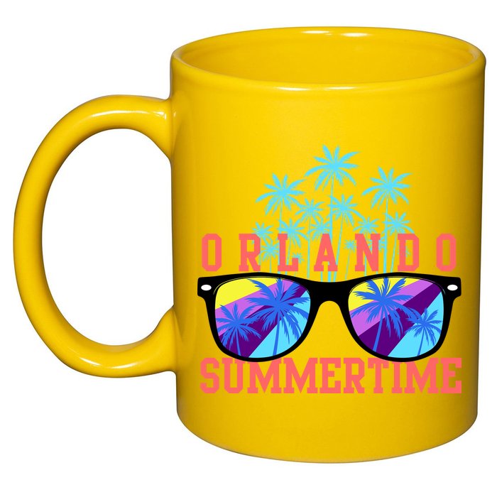 Orlando Summertime Shades Icon 11oz C Handle Ceramic Mug