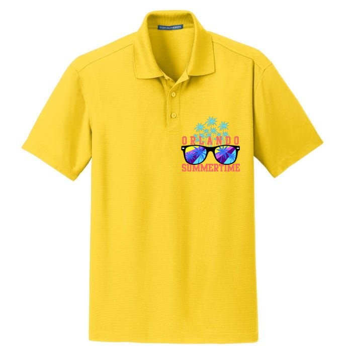 Orlando Summertime Shades Icon Dry Zone Grid Polo