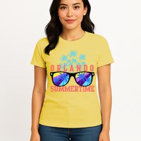 Orlando Summertime Shades Icon Womens T-Shirt