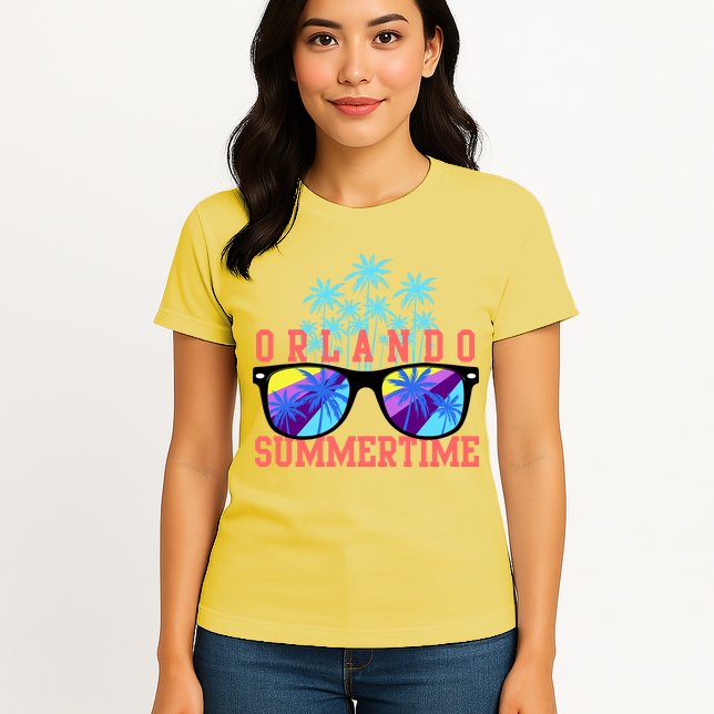 Orlando Summertime Shades Icon Womens T-Shirt