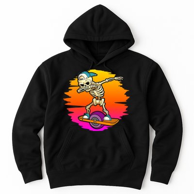onewheel Skeleton Skateboard Dabbing Skate Skeleton float Hoodie