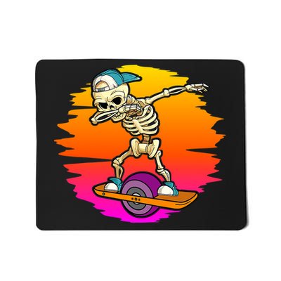 onewheel Skeleton Skateboard Dabbing Skate Skeleton float Mousepad