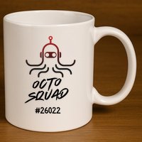Octo Squad Team 11oz C Handle Ceramic Mug