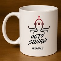 Octo Squad Team 11oz C Handle Ceramic Mug