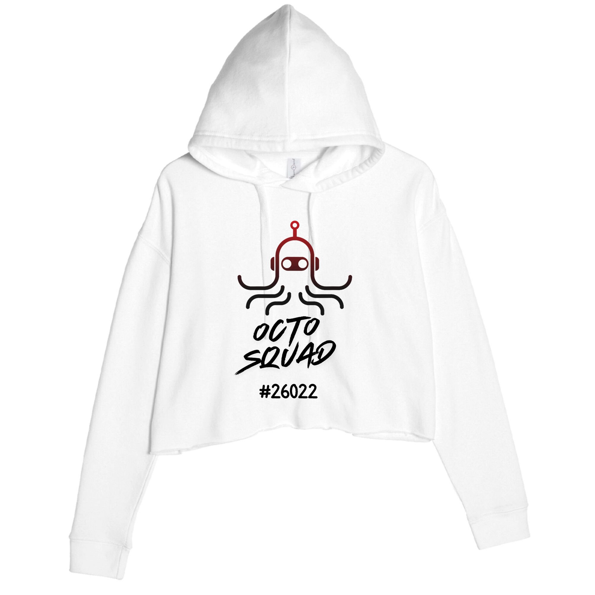 Octo Squad Team Crop Fleece Hoodie