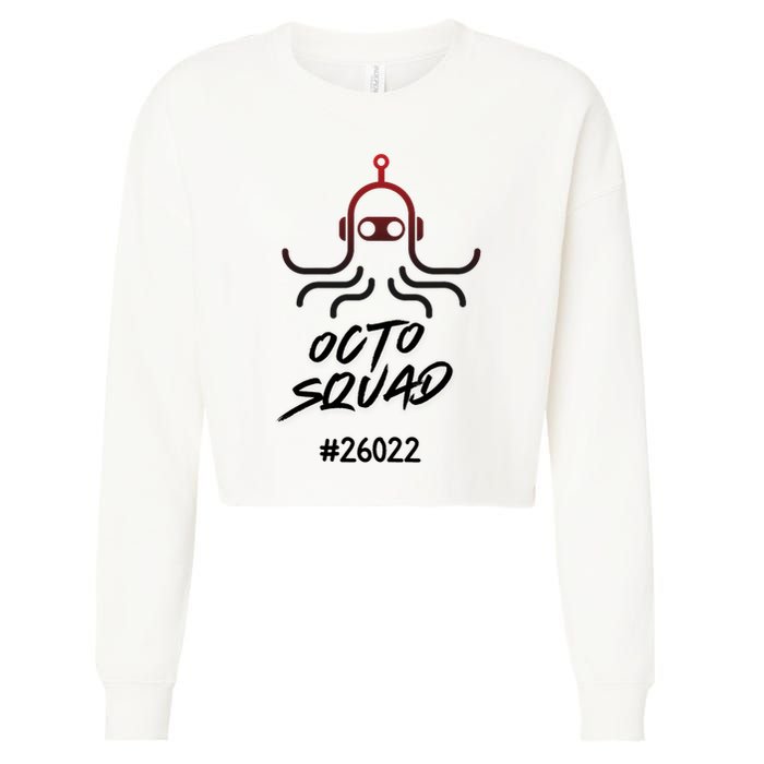 Octo Squad Team Cropped Pullover Crew