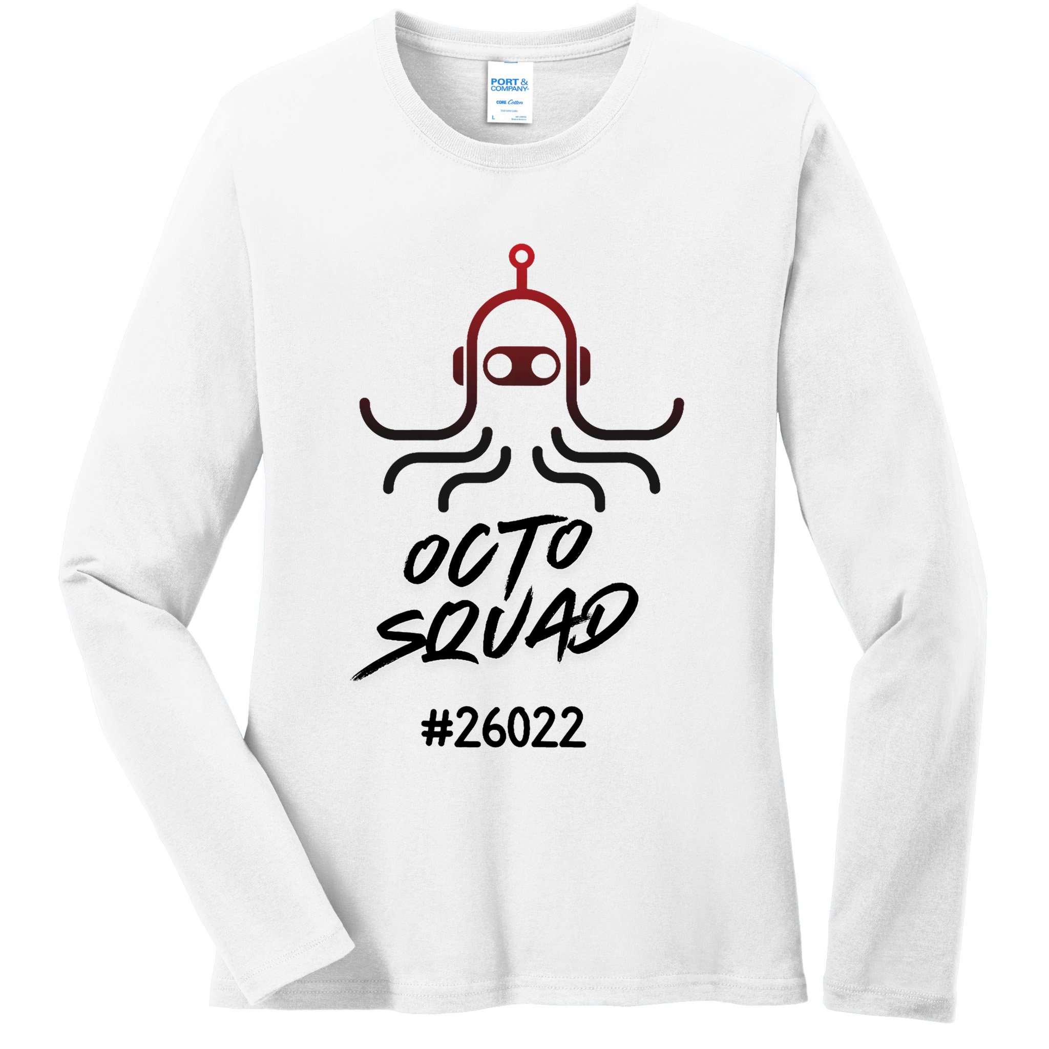 Octo Squad Team Ladies Long Sleeve Shirt