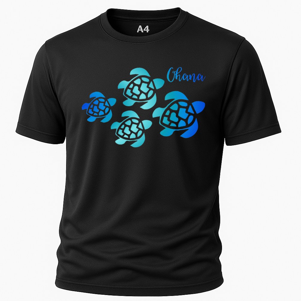 Ohana Sea Turtle Family Hawaii Vacation Tropical Hawaiian Performance Shirt
