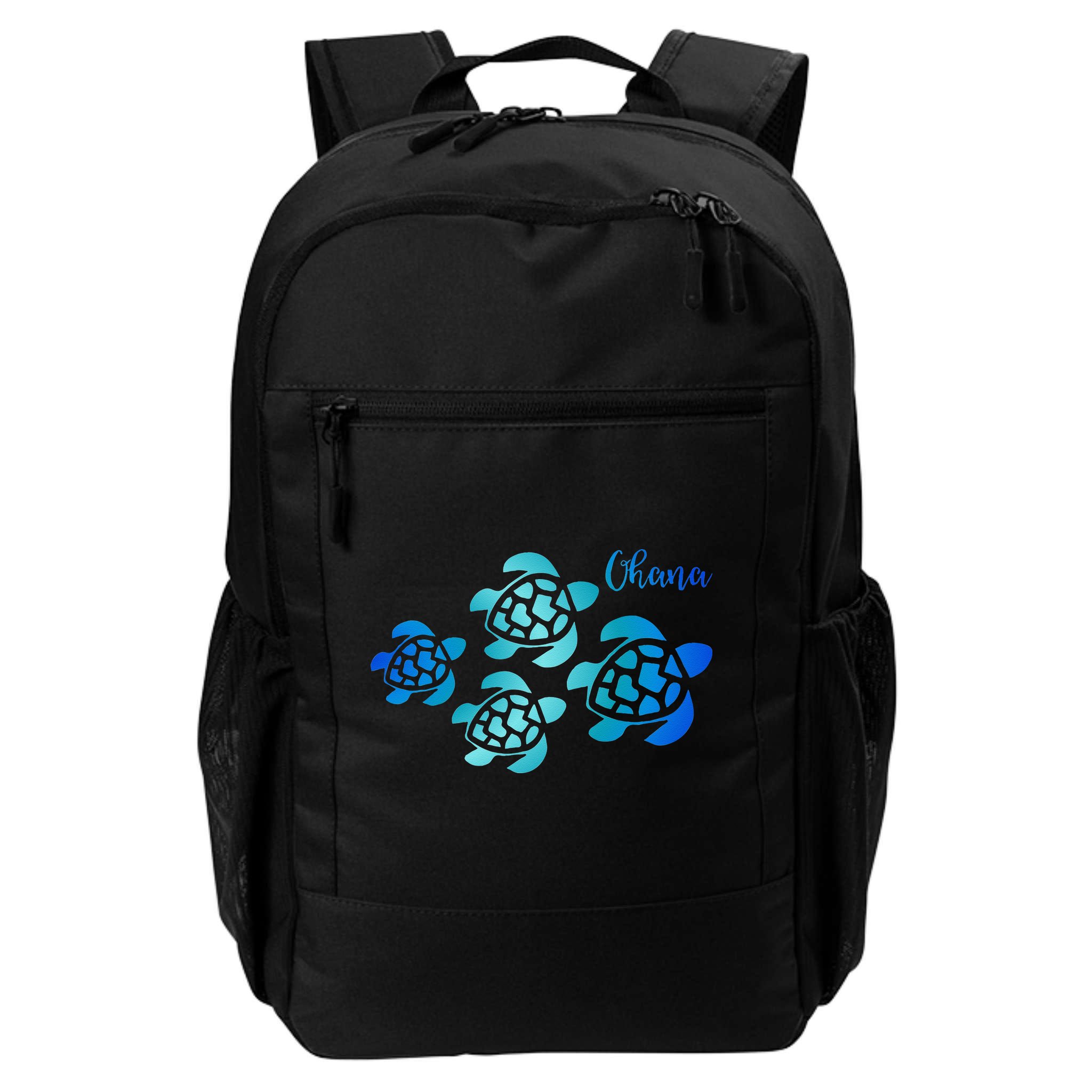 Ohana Sea Turtle Family Hawaii Vacation Tropical Hawaiian Backpack