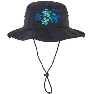 Ohana Sea Turtle Family Hawaii Vacation Tropical Hawaiian Bucket Hat