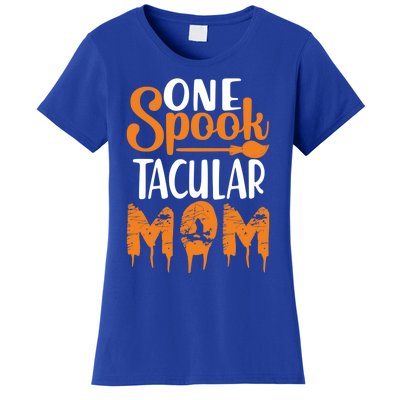 One Spook Tacular Mom Funny Spooky Mom Gift Women's T-Shirt