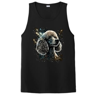 Outer Space Toy Poodle On Galaxy Astronaut Poodle Gift PosiCharge Competitor Tank