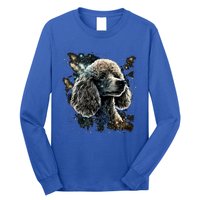 Outer Space Toy Poodle On Galaxy Astronaut Poodle Gift Long Sleeve Shirt