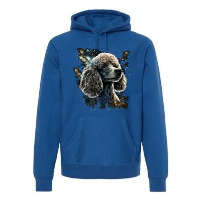 Outer Space Toy Poodle On Galaxy Astronaut Poodle Gift Premium Hoodie