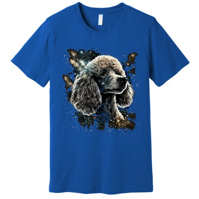 Outer Space Toy Poodle On Galaxy Astronaut Poodle Gift Premium T-Shirt