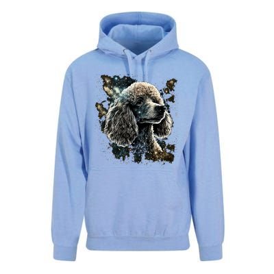 Outer Space Toy Poodle On Galaxy Astronaut Poodle Gift Unisex Surf Hoodie