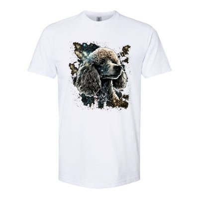 Outer Space Toy Poodle On Galaxy Astronaut Poodle Gift Softstyle CVC T-Shirt