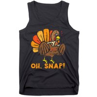 Oh Snap Turkey Wishbone Funny Thanksgiving Family Tank Top