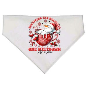 Olaf Surviving The Holidays One Meltdown At A Time Christmas Olaf In USA-Made Doggie Bandana