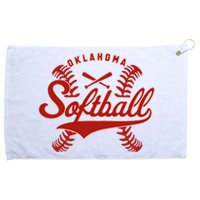 Oklahoma Softball Team Retro Softball Fan Grommeted Golf Towel