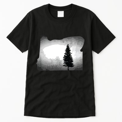 Oregon State Tree Pacific Northwest Tall T-Shirt