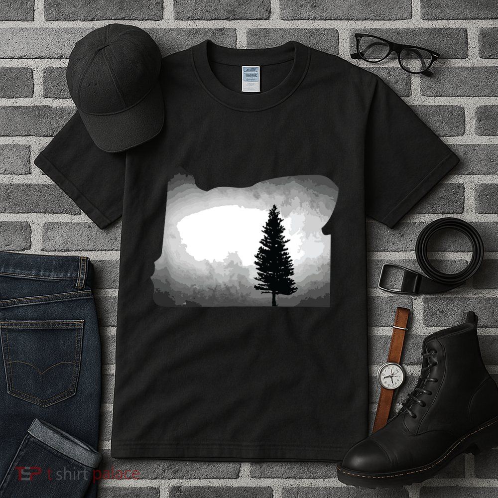 Oregon State Tree Pacific Northwest Tall T-Shirt