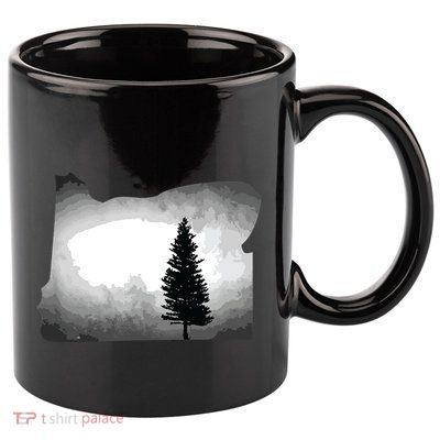 Oregon State Tree Pacific Northwest 11oz C Handle Ceramic Mug