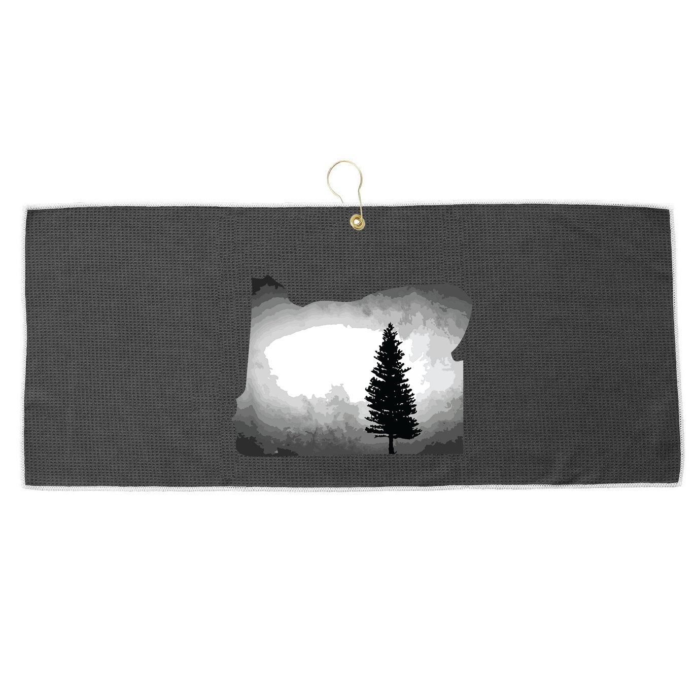 Oregon State Tree Pacific Northwest Large Microfiber Waffle Golf Towel