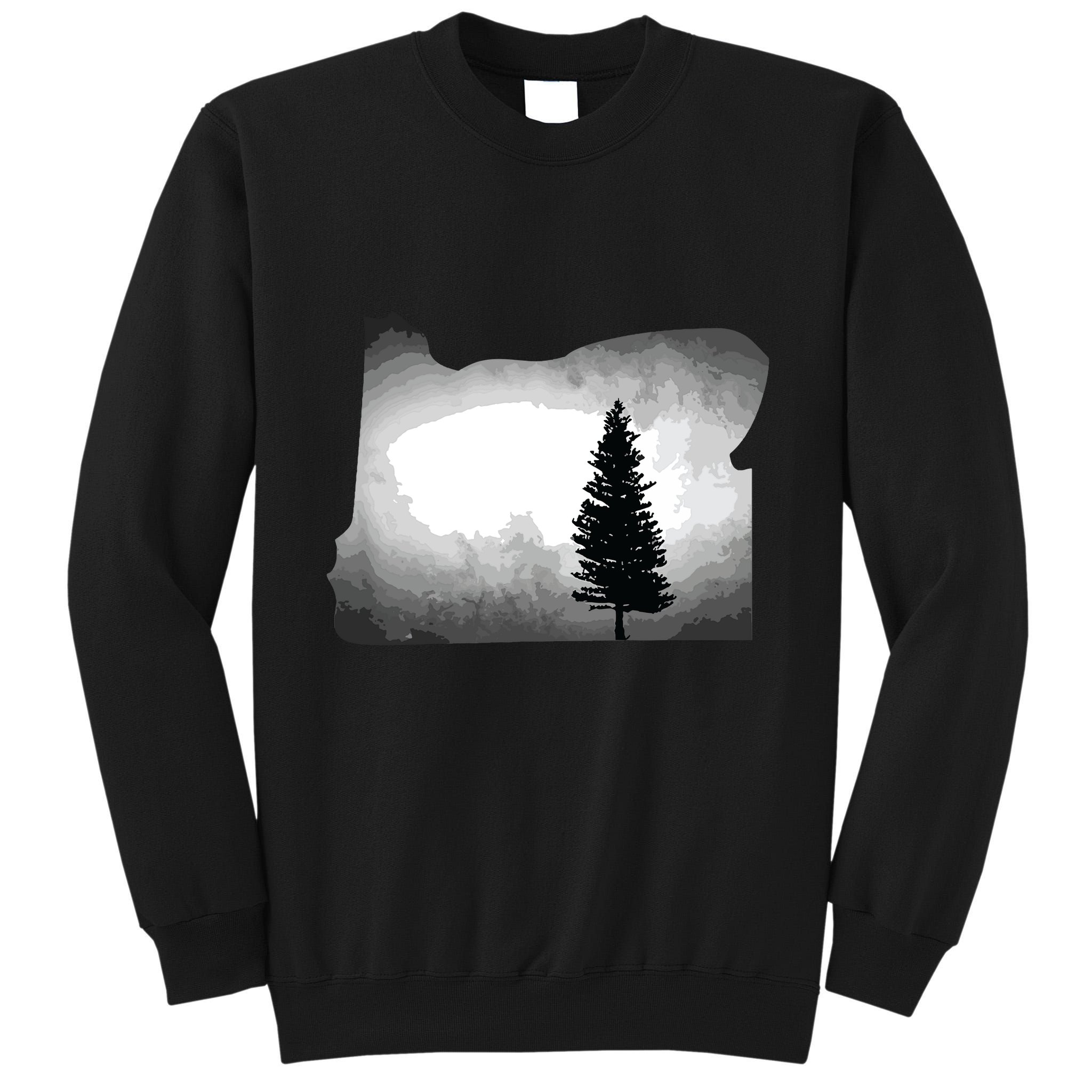 Oregon State Tree Pacific Northwest Tall Sweatshirt