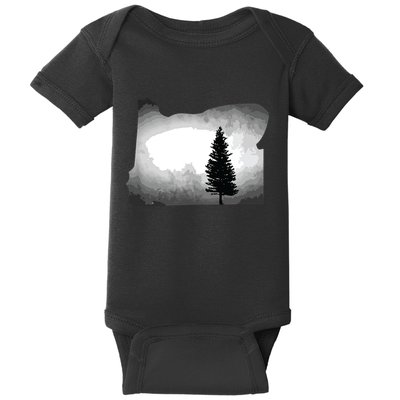 Oregon State Tree Pacific Northwest Baby Bodysuit