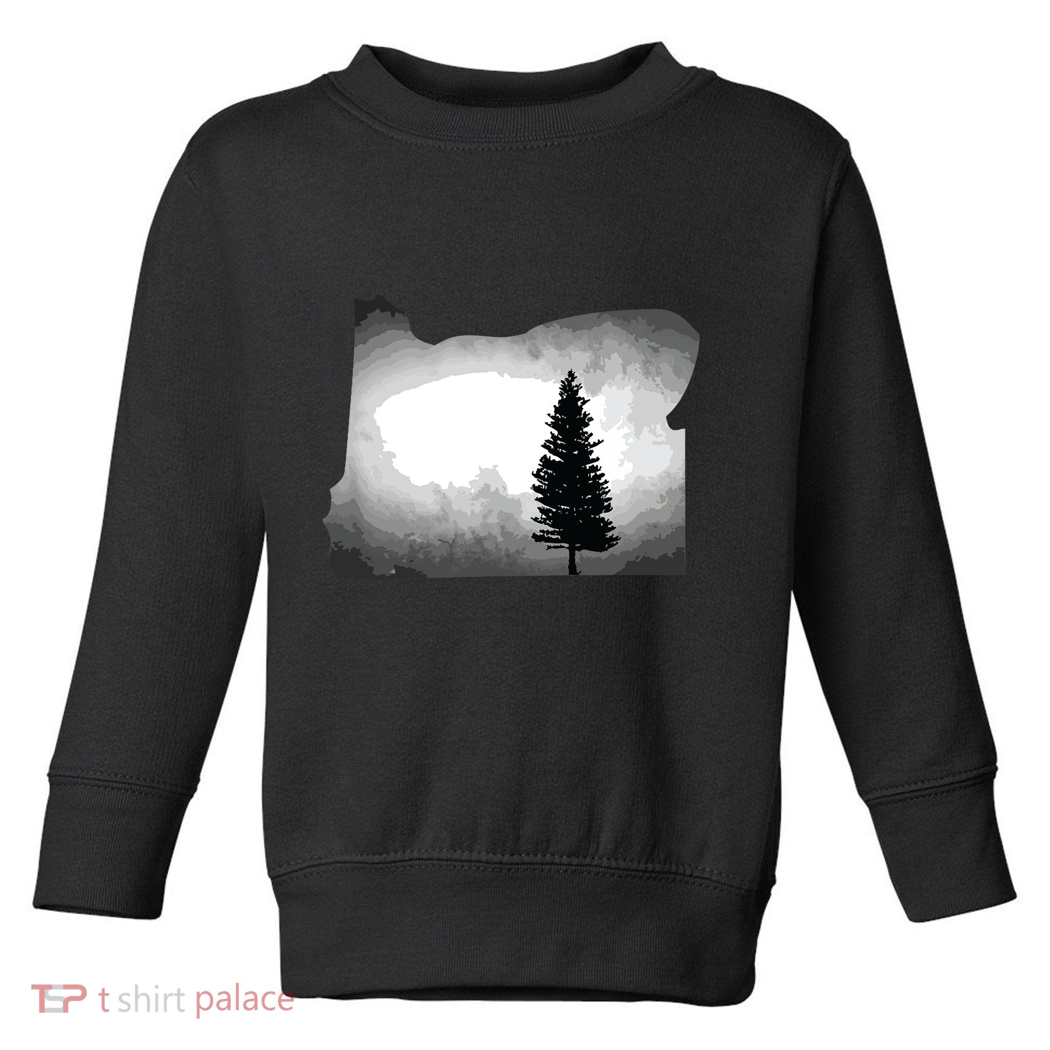 Oregon State Tree Pacific Northwest Toddler Sweatshirt