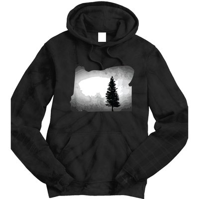 Oregon State Tree Pacific Northwest Tie Dye Hoodie
